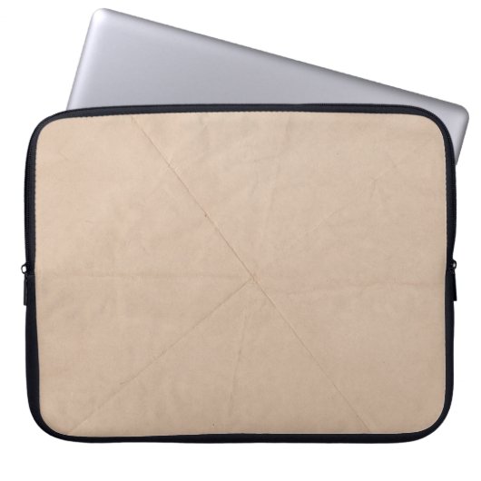 Braunstoff Laptopschutzhülle (Vorderseite)