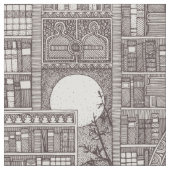 Braunstoffe der Mitternachtsbibliothek Stoff (Nahaufnahme)