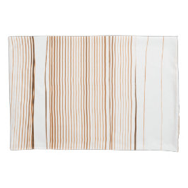 Braunstreifen Kissenbezug