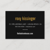 Bräunt heißer Spray der Maismehltasche-311 Visitenkarte (Rückseite)