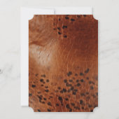 Brauntierdruck Einladung (Rückseite)