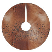 Brauntierdruck Polyester Weihnachtsbaumdecke (Vorderseite)