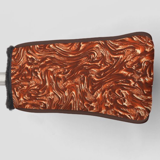 Brauntöne Golf Headcover (Vorderseite)