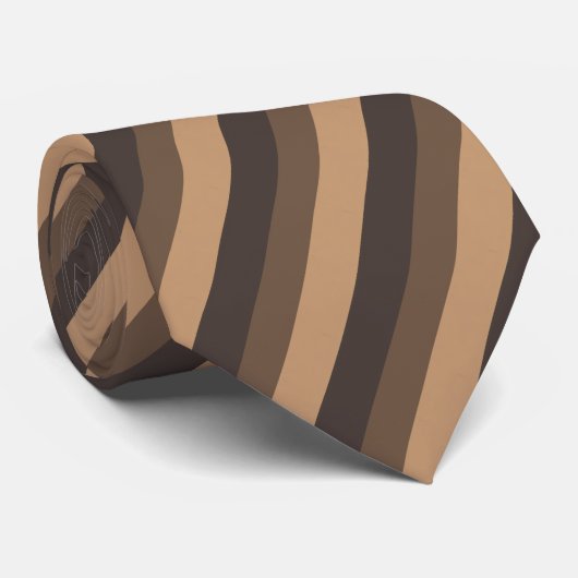 Brauntöne Krawatte (Gerollt)