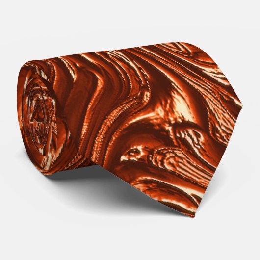 Brauntöne Krawatte (Gerollt)