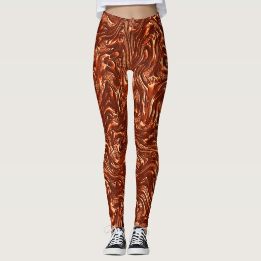 Brauntöne Leggings (Vorderseite)
