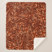 Brauntöne Sherpadecke (Vorderseite)