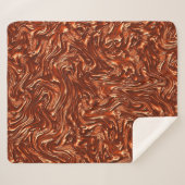 Brauntöne Sherpadecke (Vorderseite (Horizontal))