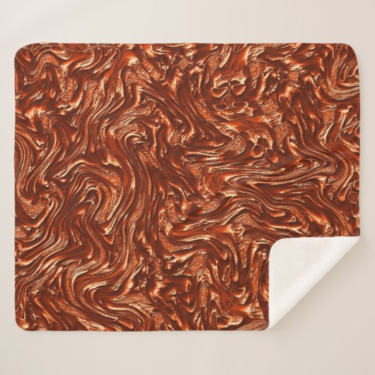 Brauntöne Sherpadecke (Vorderseite (Horizontal))