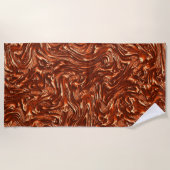 Brauntöne Strandtuch (Vorderseite)