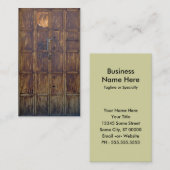 Brauntür Visitenkarte (Vorne/Hinten)