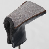 Brauntweete Golf Headcover (3/4 Vorderseite)