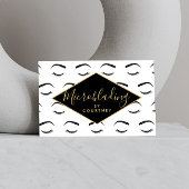 Bräunungen und Lashes Microblading White/Black/Gol Visitenkarte