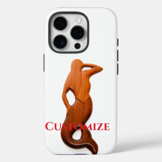 Bräunungs-Meerjungfrau Case-Mate iPhone Hülle (Rückseite)