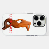 Bräunungs-Meerjungfrau Case-Mate iPhone Hülle (Rückseite (Horizontal))