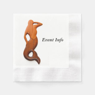 Bräunungs-Meerjungfrau Serviette