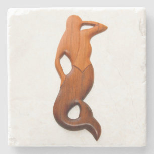 Bräunungs-Meerjungfrau Steinuntersetzer