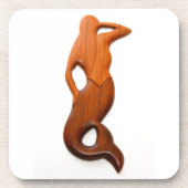 Bräunungs-Meerjungfrau Untersetzer (Vorderseite)