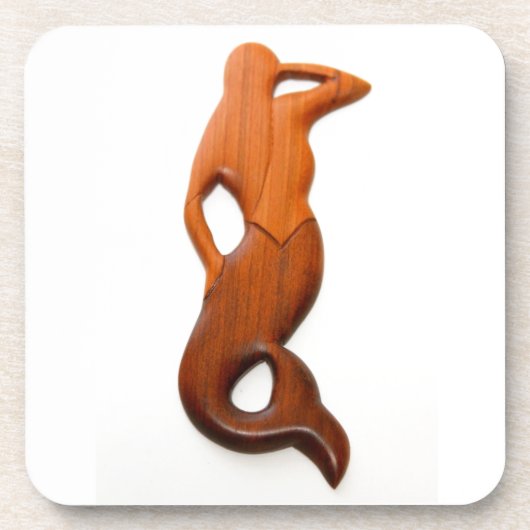 Bräunungs-Meerjungfrau Untersetzer (Vorderseite)