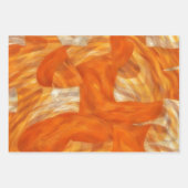 Bräunungs-, Orangen- und Tanhandwerkpapier Geschenkpapier Set (Vorderseite 2)