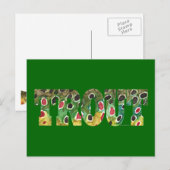 Bräunungsdesign Postkarte (Vorne/Hinten)
