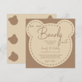 Bräunungsdusche Einladung (Vorne/Hinten)