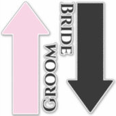 Bräunungskleber mit Pfeilen Aufkleber (Vorderseite)