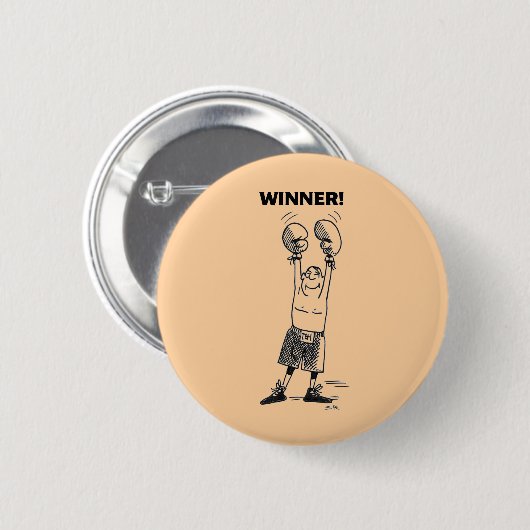 Bräunungsknopf für den Gewinner Button (Vorne & Hinten)