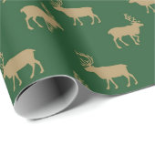 Bräunungspapier für Elche aus Grünland Geschenkpapier (Rolleneckpunkt)