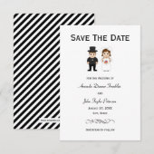 Bräunungsstreifen - 3x5 Save the Date (Vorne/Hinten)