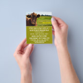 Braunvieh, Bauer und Butcher Werbe-Flyer Flyer (Gruppe)