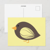 Braunvogel-Raubvögel Postkarte (Vorne/Hinten)