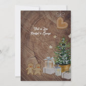 Braunwald Land Hochzeit Einladung (Rückseite)