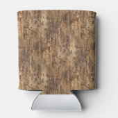 Braunwaldbaum Barkholz Textur Muster aussehen Dosenkühler (Rückseite)