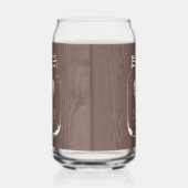 Braunwaldlandschaft Hochzeit Vintag Dosenglas (Links)