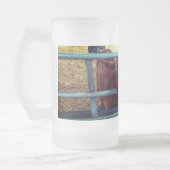 Braunziege Mattglas Bierglas (Links)