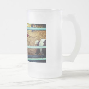 Braunziege Mattglas Bierglas