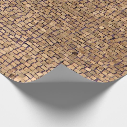 Braunziegelblock Geschenkpapier (Ecke)