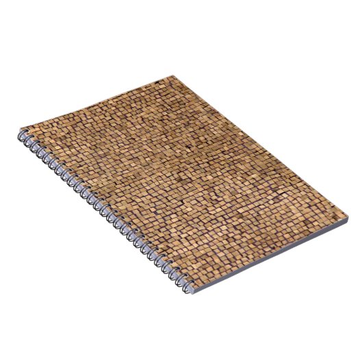 Braunziegelblock Notizblock (Rechte Seite)