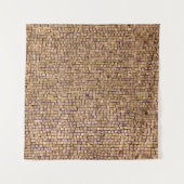 Braunziegelblock Wandteppich (Vorderseite)
