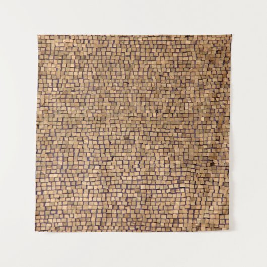 Braunziegelblock Wandteppich (Vorderseite)