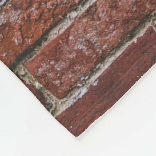 Braunziegelmauer Fleecedecke (Ecke)