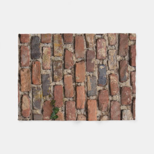 Braunziegelmauer Fleecedecke (Vorderseite (Horizontal))