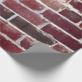 Braunziegelmauer Geschenkpapier (Ecke)