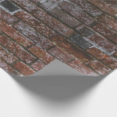 Braunziegelmauer Geschenkpapier (Ecke)