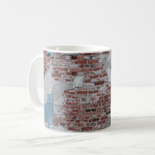 Braunziegelmauer Kaffeetasse (Vorderseite Links)