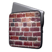 Braunziegelmauer Laptopschutzhülle (Vorderseite Links)