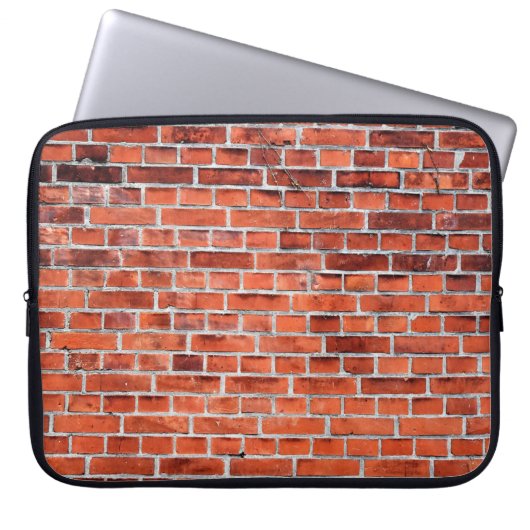 Braunziegelmauer Laptopschutzhülle (Vorderseite)