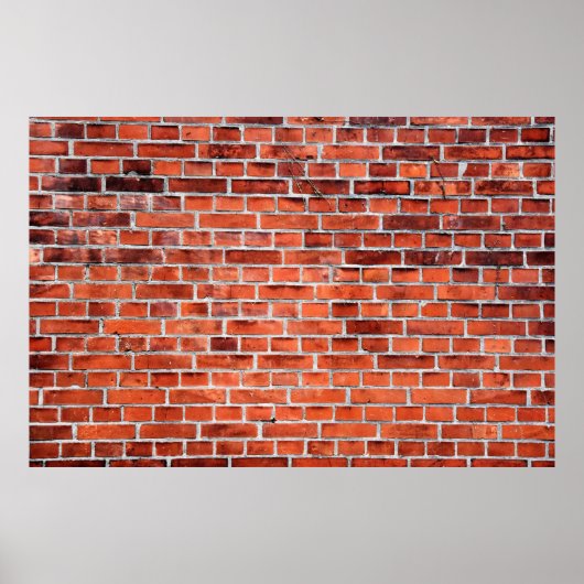 Braunziegelmauer Poster (Vorne)