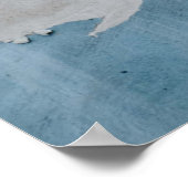 Braunziegelmauer Poster (Ecke)